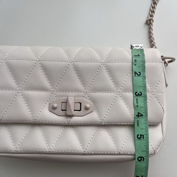 Quilted Small Chain Strap Crossbody Purse Bag Vegan Leather Forever 21 - Picture 9 of 14
